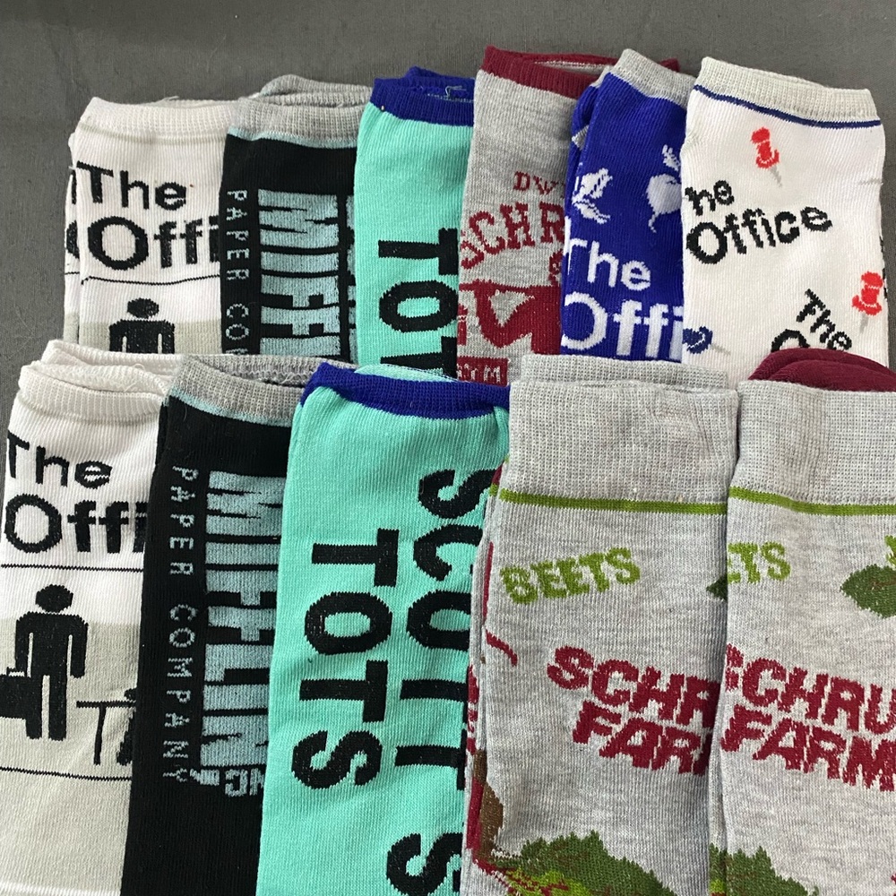 Black and White Casual Socks Collection